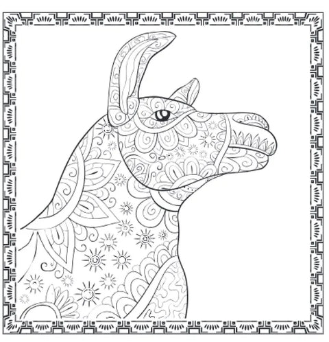 Lamy. Antistresová omalovánka pro kreativitu a inspiraci.
