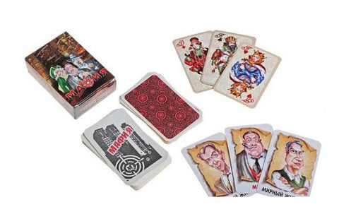 Настольная игра «Мафия» 17 карт+ классич. колода карт (36 шт.)