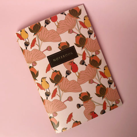 Тетрадь А5 "Flower bird" (нелин)