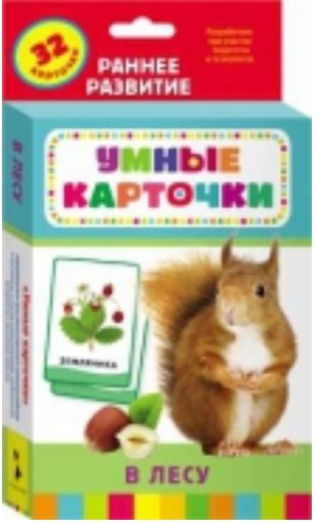 В лесу : развивающие карточки