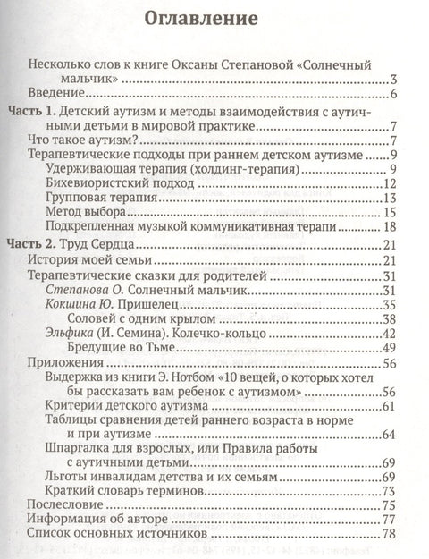 Солнечный мальчик: книга для родителей, воспитывающих особых детей
