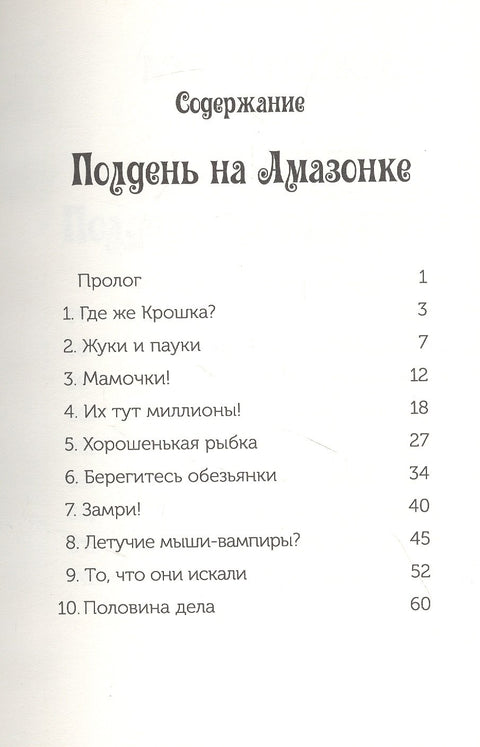 Полдень на Амазонке (Волшебный дом на дереве - 6)