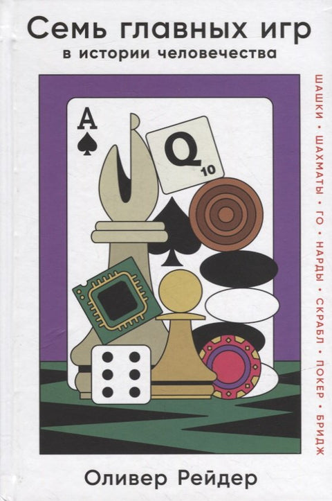 Sedm nejdůležitějších her v historii lidstva: dáma, šachy, go, backgammon, scrabble, poker, bridge