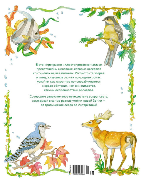Атлас животных в картинках. Путешествие вокруг света
