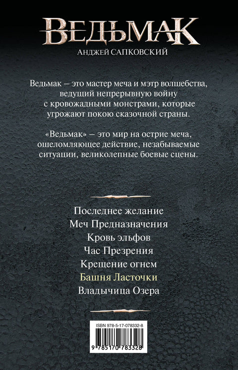 Башня Ласточки : [фантаст. роман]