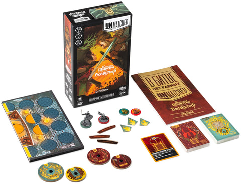 Настольная игра Unmatched. Красная Шапочка против Беовульфа