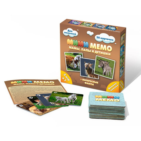 Настольная игра «МиМи Мемо. Домашние животные»