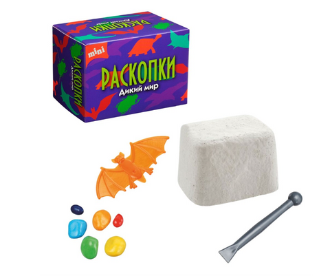 Мини-набор для проведения раскопок «Дикий мир»