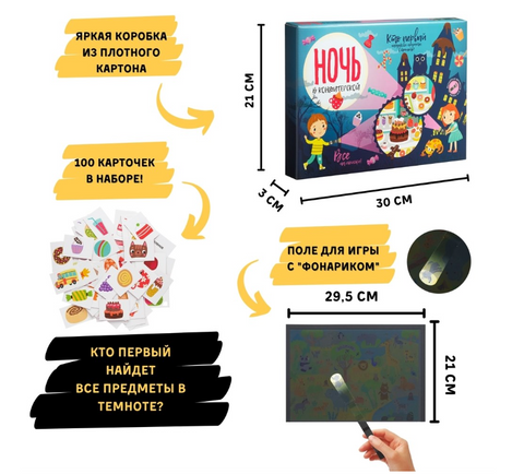 Настольная игра «Ночь в кондитерской»