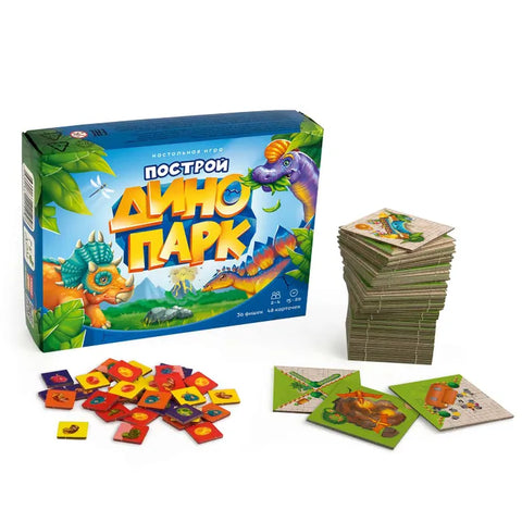 Настольная игра Построй динопарк