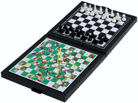 Играем вместе. Шахматы магнитные 3в1 (шахматы + 2 наст.игры) в кор