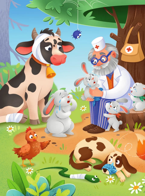 Виммельбух по сказкам Корнея Чуковского