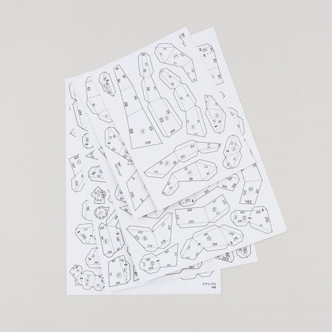 Sada pro vytvoření polygonální figurky (3D model) "Kočka v klobouku"