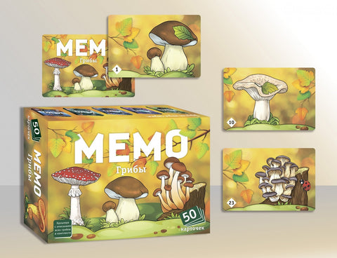 Настольная игра «Мемо. Грибы»