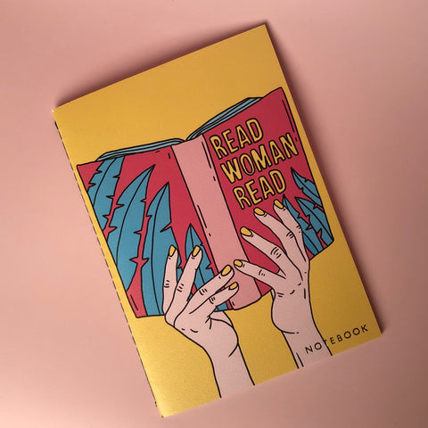 Тетрадь А5 "Read woman" (нелин)