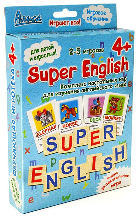 Desková hra "Super angličtina"
