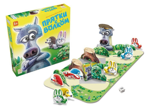 Настольная игра «Прятки с волком»